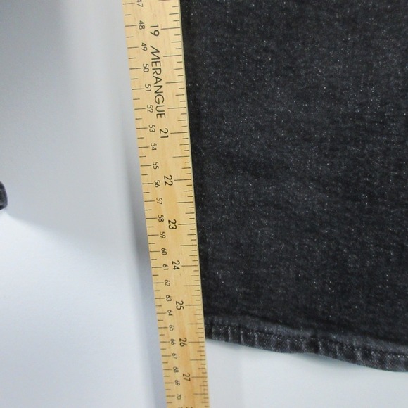 Madewell The MomJean Women 33 Black Wash High Rise Denim Jeans Comfort Fit 732 - Picture 10 of 14